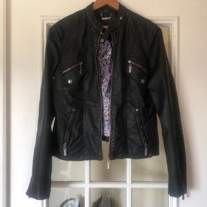 Super soft faux leather jacket